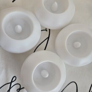 Set of White LED Tea Light Candles